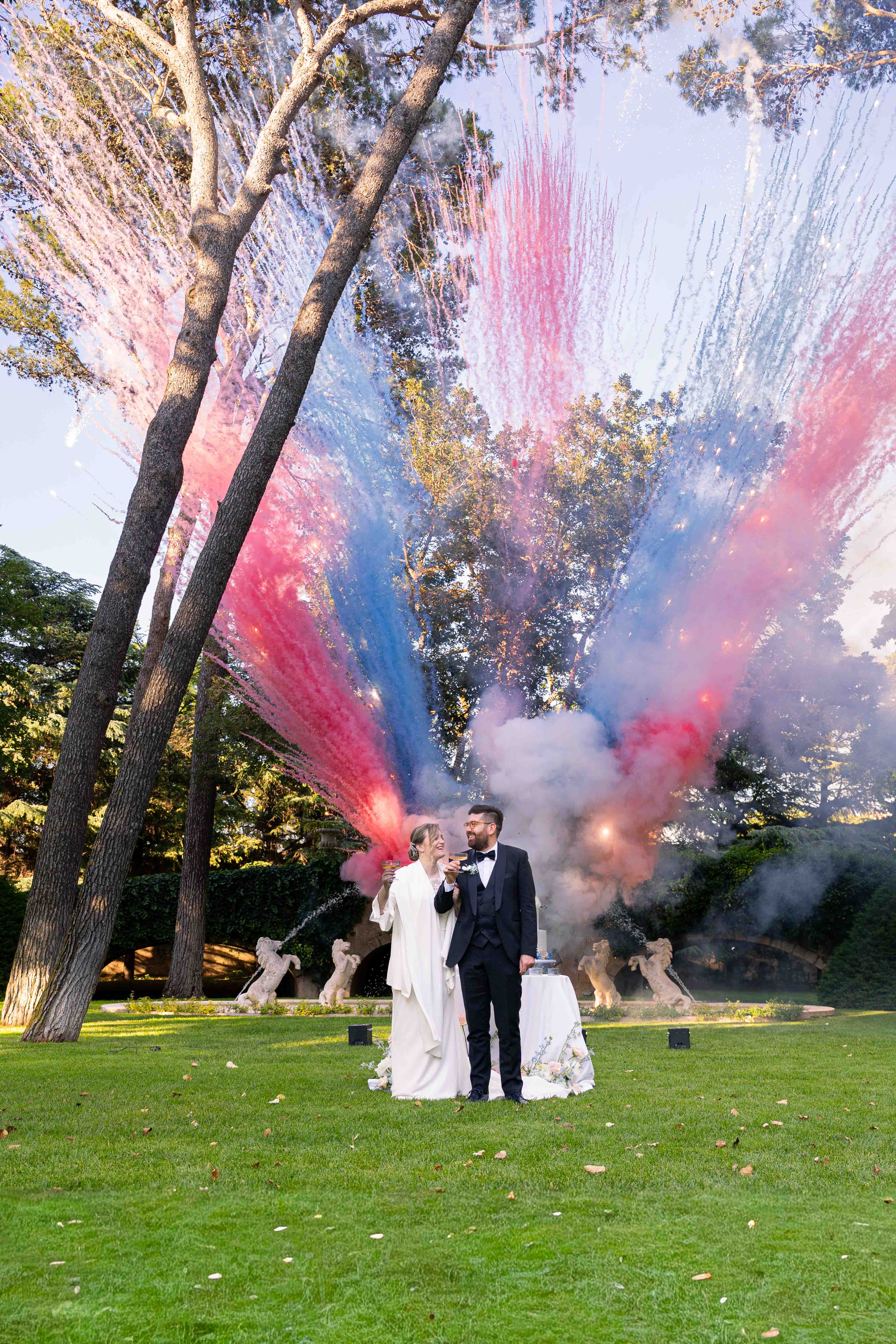 Luxury wedding photography in Italy — reception detail